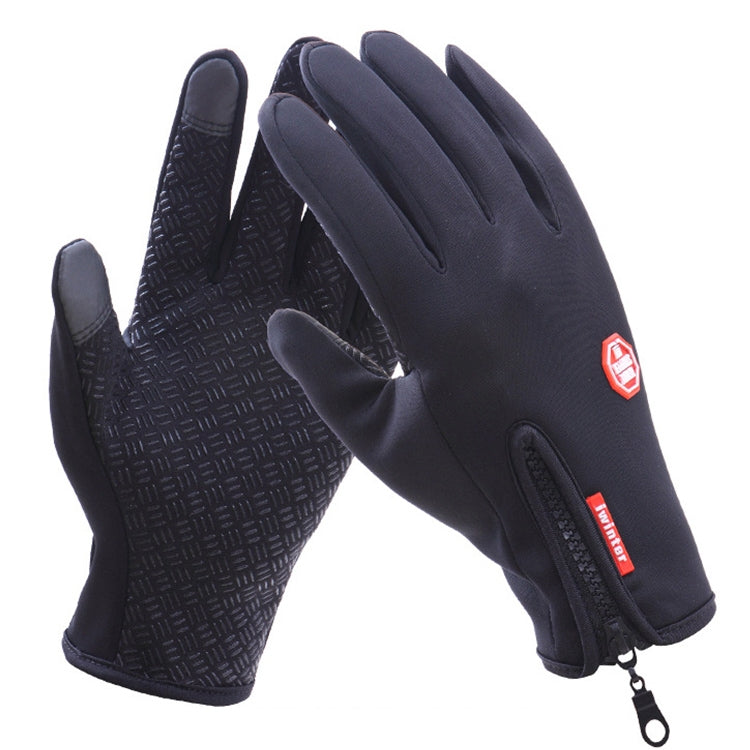 Găng tay đạp xe ngón dài bằng neoprene PU thoáng khí, da ấm, găng tay thể thao ngoài trời mùa đông, L, XL, M