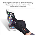 Găng tay đạp xe ngón dài bằng neoprene PU thoáng khí, da ấm, găng tay thể thao ngoài trời mùa đông, L, XL, M