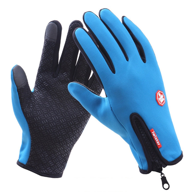 Găng tay đạp xe ngón dài bằng neoprene PU thoáng khí, da ấm, găng tay thể thao ngoài trời mùa đông, L, XL, M
