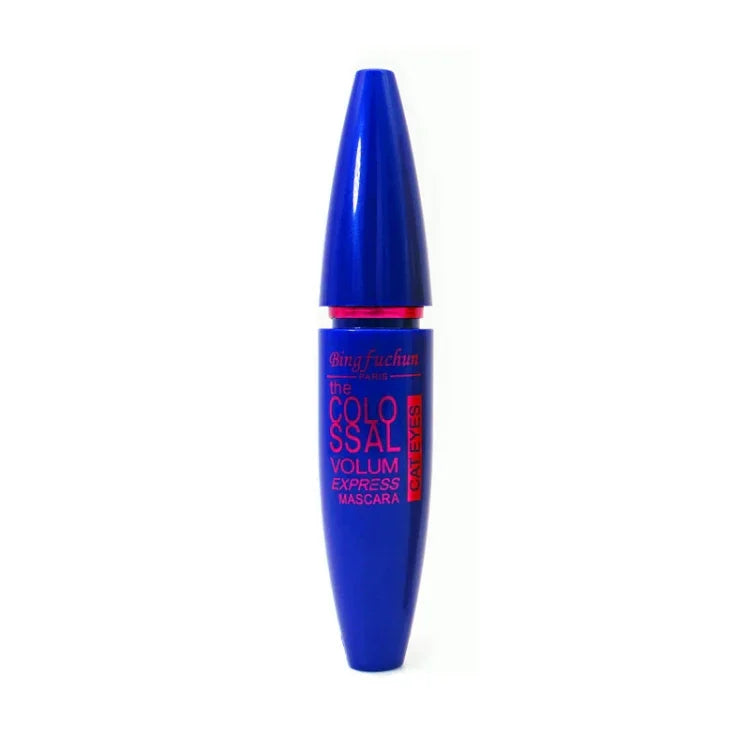 Mascara đen làm dài mi nhanh, chống nước, mascara hình tên lửa, màu xanh đậm, tím, vàng