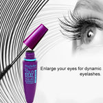 Mascara đen làm dài mi nhanh, chống nước, mascara hình tên lửa, màu xanh đậm, tím, vàng