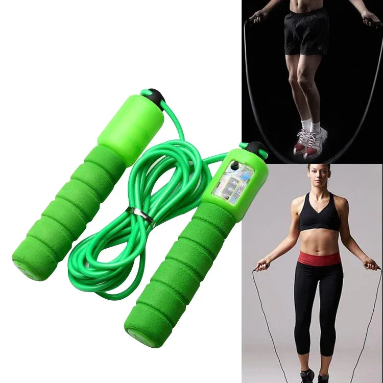 Dây nhảy thể thao có bộ đếm, điều chỉnh tốc độ nhanh, dây nhảy có dây đếm số lần nhảy
