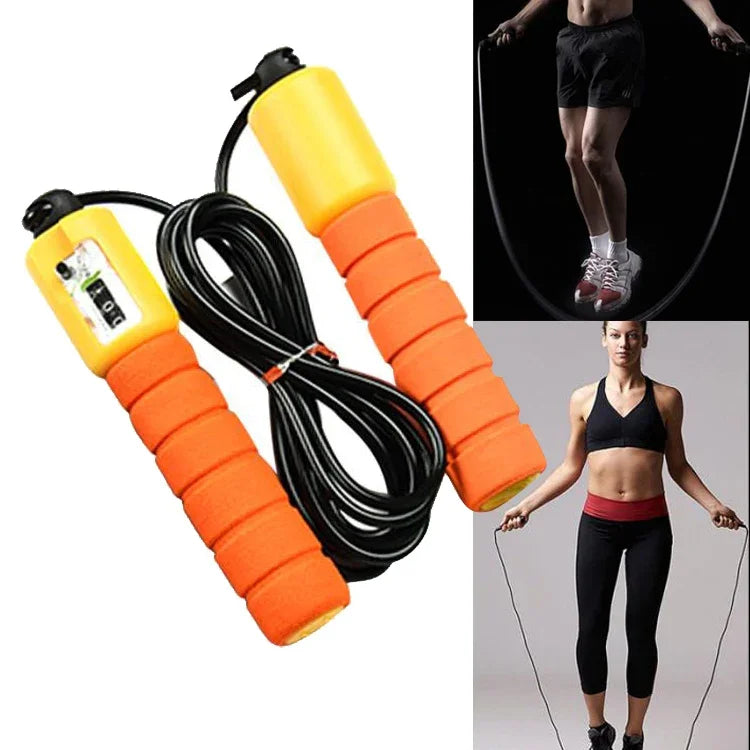 Dây nhảy thể thao có bộ đếm, điều chỉnh tốc độ nhanh, dây nhảy có dây đếm số lần nhảy