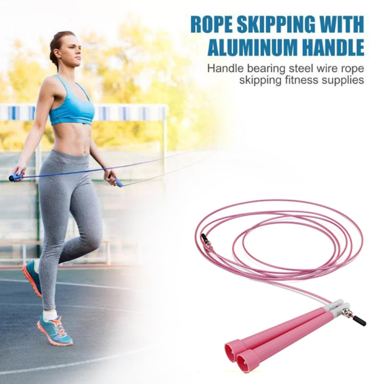 Dây nhảy thể dục điều chỉnh bằng dây thép, chiều dài: 3m, dây nhảy dây thép (màu hồng đậm), dây nhảy dây thép (màu đen), dây nhảy dây thép (màu xanh dương), dây nhảy dây thép (màu xám), dây nhảy dây thép (màu xanh lá), dây nhảy dây thép (màu cam)