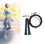 Dây nhảy thể dục điều chỉnh bằng dây thép, chiều dài: 3m, dây nhảy dây thép (màu hồng đậm), dây nhảy dây thép (màu đen), dây nhảy dây thép (màu xanh dương), dây nhảy dây thép (màu xám), dây nhảy dây thép (màu xanh lá), dây nhảy dây thép (màu cam)