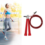 Dây nhảy thể dục điều chỉnh bằng dây thép, chiều dài: 3m, dây nhảy dây thép (màu hồng đậm), dây nhảy dây thép (màu đen), dây nhảy dây thép (màu xanh dương), dây nhảy dây thép (màu xám), dây nhảy dây thép (màu xanh lá), dây nhảy dây thép (màu cam)