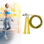 Dây nhảy thể dục điều chỉnh bằng dây thép, chiều dài: 3m, dây nhảy dây thép (màu hồng đậm), dây nhảy dây thép (màu đen), dây nhảy dây thép (màu xanh dương), dây nhảy dây thép (màu xám), dây nhảy dây thép (màu xanh lá), dây nhảy dây thép (màu cam)