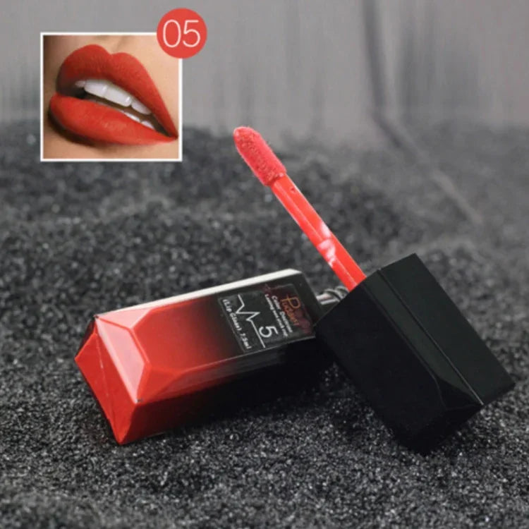 Son bóng chống nước, son lì, mỹ phẩm trang điểm màu nude, các số 1# đến 21#