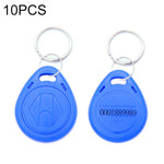 10 cái Chip thẻ ID TK/EM4100 125KHz, móc khóa vòng chìa khóa
