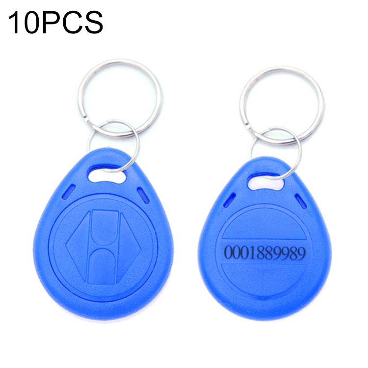 10 cái Chip thẻ ID TK/EM4100 125KHz, móc khóa vòng chìa khóa