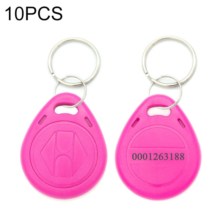 10 cái Chip thẻ ID TK/EM4100 125KHz, móc khóa vòng chìa khóa