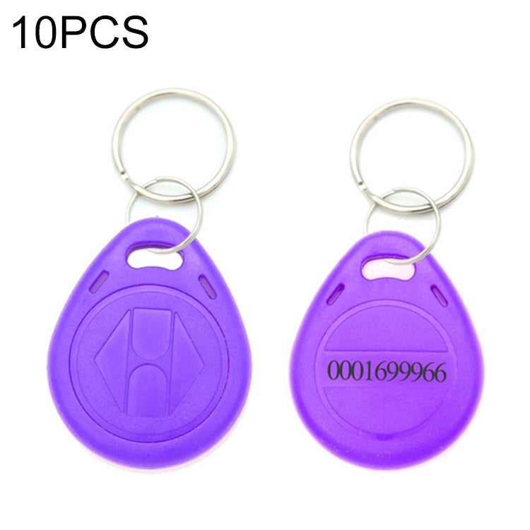 10 cái Chip thẻ ID TK/EM4100 125KHz, móc khóa vòng chìa khóa