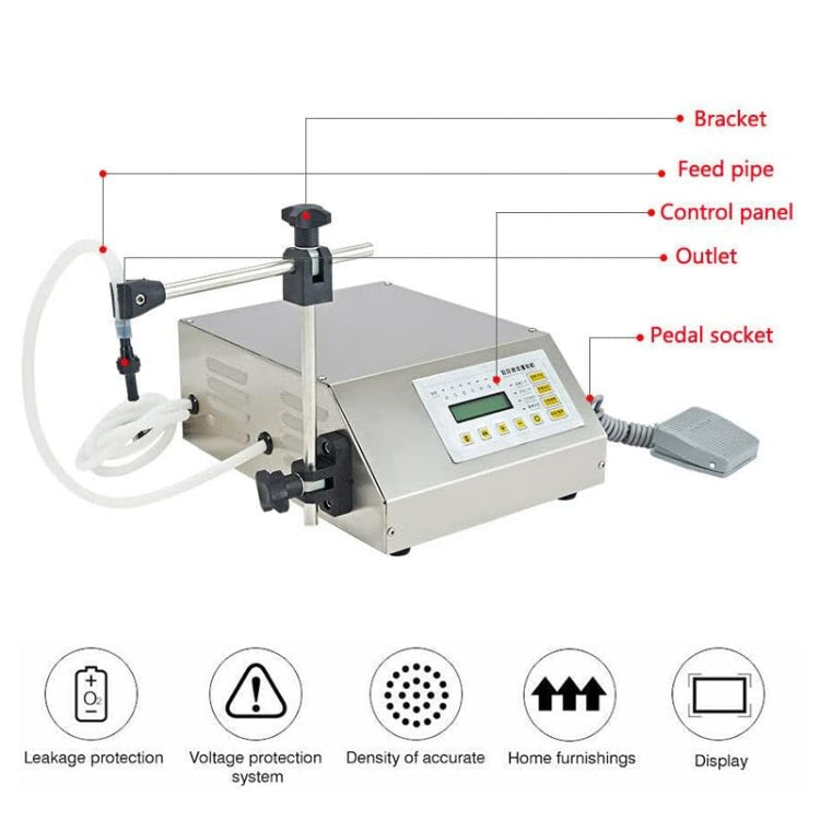 Máy bơm điện mini điều khiển kỹ thuật số, máy chiết rót chất lỏng, màn hình LCD, máy chiết rót bình sữa, máy bơm điều khiển kỹ thuật số cho bình sữa
