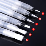 6 cây cọ vẽ di động, cọ màu nước, bút cọ mềm, dụng cụ vẽ tranh màu nước, 6 cây bút màu nước