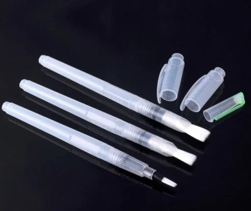 6 cây cọ vẽ di động, cọ màu nước, bút cọ mềm, dụng cụ vẽ tranh màu nước, 6 cây bút màu nước