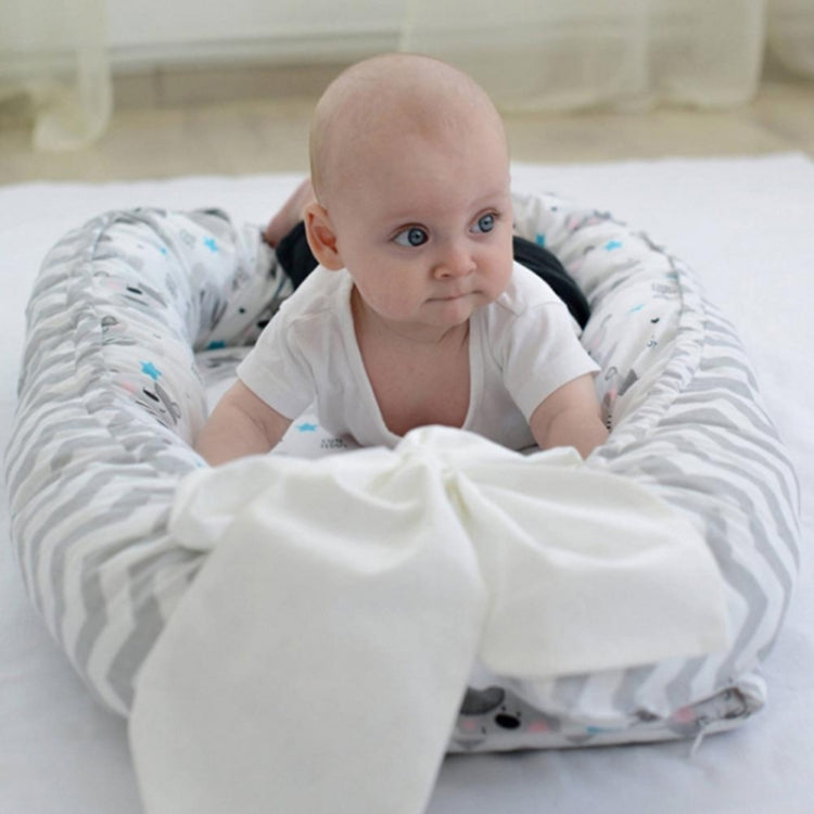 Nôi trẻ em di động, có thể tháo rời và giặt được, giường du lịch bằng bông cho trẻ sơ sinh và trẻ nhỏ