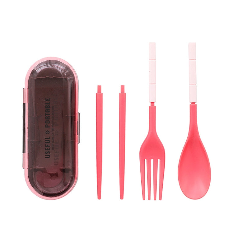 Bộ 3 món du lịch mini ngoài trời di động, bộ đồ ăn gấp màu kẹo, dụng cụ nhà bếp cho học sinh và trẻ em