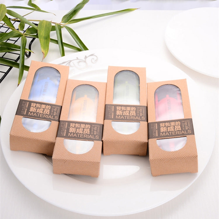 Bộ 3 món du lịch mini ngoài trời di động, bộ đồ ăn gấp màu kẹo, dụng cụ nhà bếp cho học sinh và trẻ em