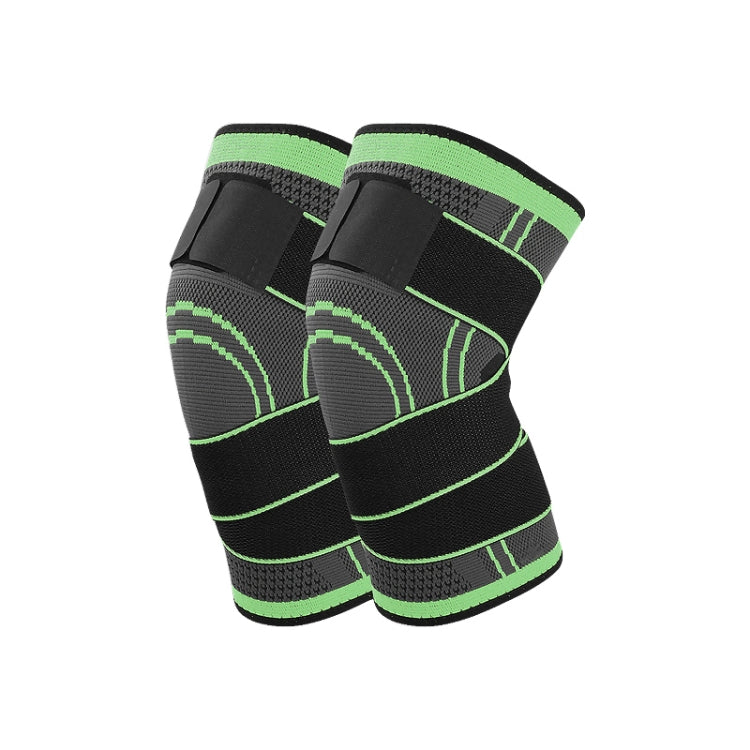 Băng bảo vệ đầu gối thể thao đàn hồi bằng nylon hỗ trợ chạy bộ đạp xe, L, M, XL, XXL, S