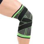 Băng bảo vệ đầu gối thể thao đàn hồi bằng nylon hỗ trợ chạy bộ đạp xe, L, M, XL, XXL, S