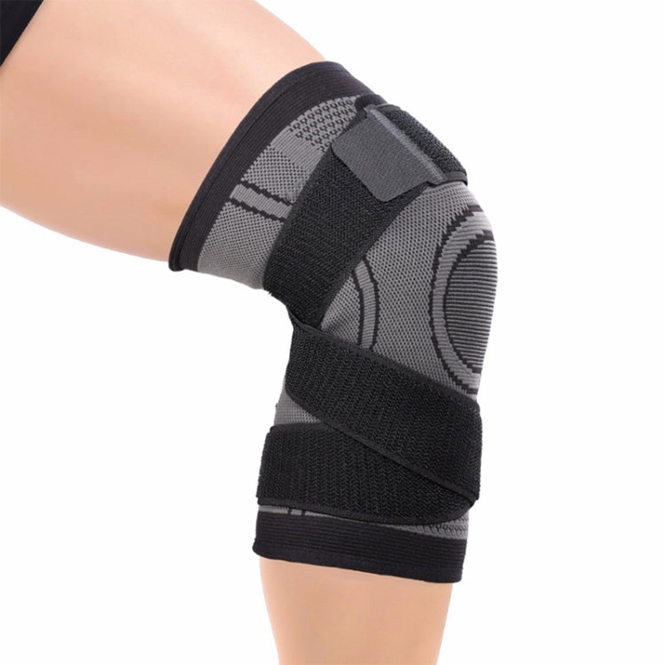 Băng bảo vệ đầu gối thể thao đàn hồi bằng nylon hỗ trợ chạy bộ đạp xe, L, M, XL, XXL, S