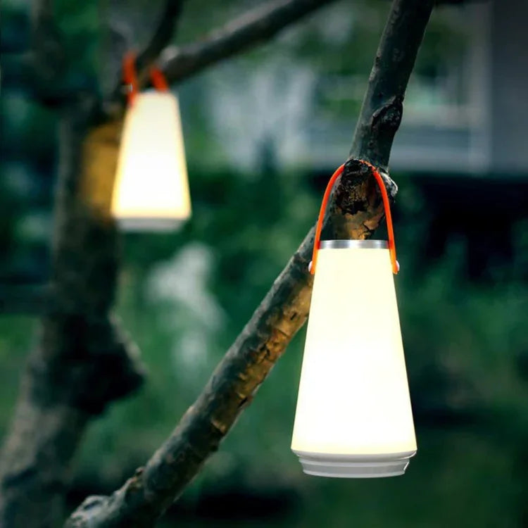 Đèn bàn LED sạc lại có công tắc cảm ứng di động, đèn ngủ khẩn cấp ngoài trời cắm trại có tay cầm