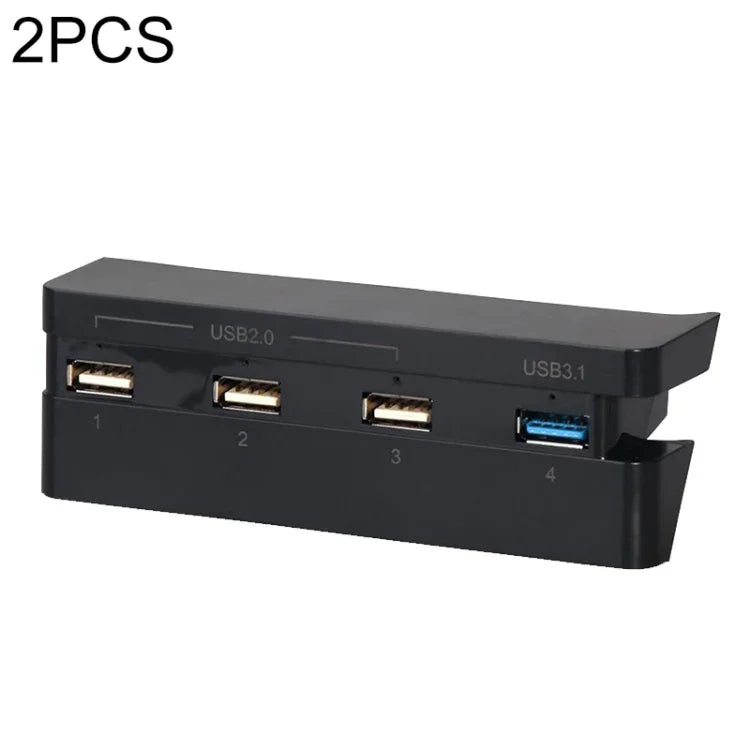 2 Cái Bộ mở rộng USB cho PS4 Slim Phụ kiện cho máy chơi game Play Station 4 Slim USB HUB 3.0 Tốc độ cao, cho PS4 Slim