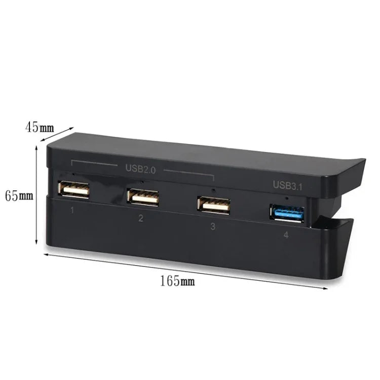 2 Cái Bộ mở rộng USB cho PS4 Slim Phụ kiện cho máy chơi game Play Station 4 Slim USB HUB 3.0 Tốc độ cao, cho PS4 Slim