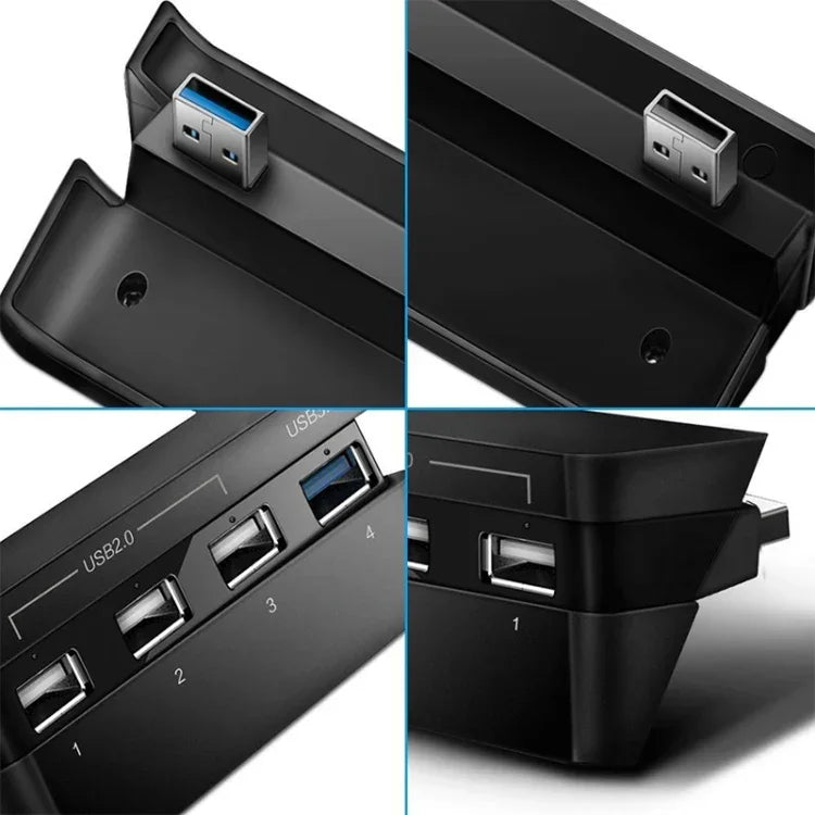 2 Cái Bộ mở rộng USB cho PS4 Slim Phụ kiện cho máy chơi game Play Station 4 Slim USB HUB 3.0 Tốc độ cao, cho PS4 Slim