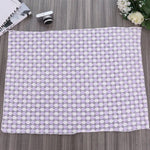 Chăn Thú Cưng Vải Flannel Mềm In Chấm Bi Thoáng Khí Thảm Giường Ấm Áp Bọc Đệm Ngủ Cho Chó Mèo, S, M, L
