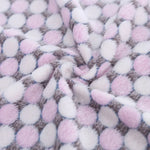 Chăn Thú Cưng Vải Flannel Mềm In Chấm Bi Thoáng Khí Thảm Giường Ấm Áp Bọc Đệm Ngủ Cho Chó Mèo, S, M, L