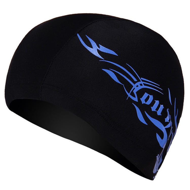 Mũ bơi unisex bằng spandex thoáng khí, Mũ bơi spandex (Đen), Mũ bơi spandex (Lửa xanh trên nền đen), Mũ bơi spandex (Lửa xanh trên nền trắng), Mũ bơi spandex (Lửa xanh trên nền đỏ)