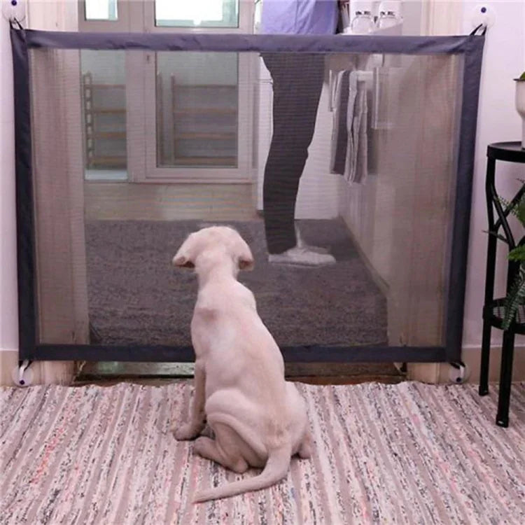 Hàng rào chó di động gấp gọn, cửa an toàn bảo vệ cho chó mèo, cổng ma thuật, 180cm x72cm, 110cm x72cm