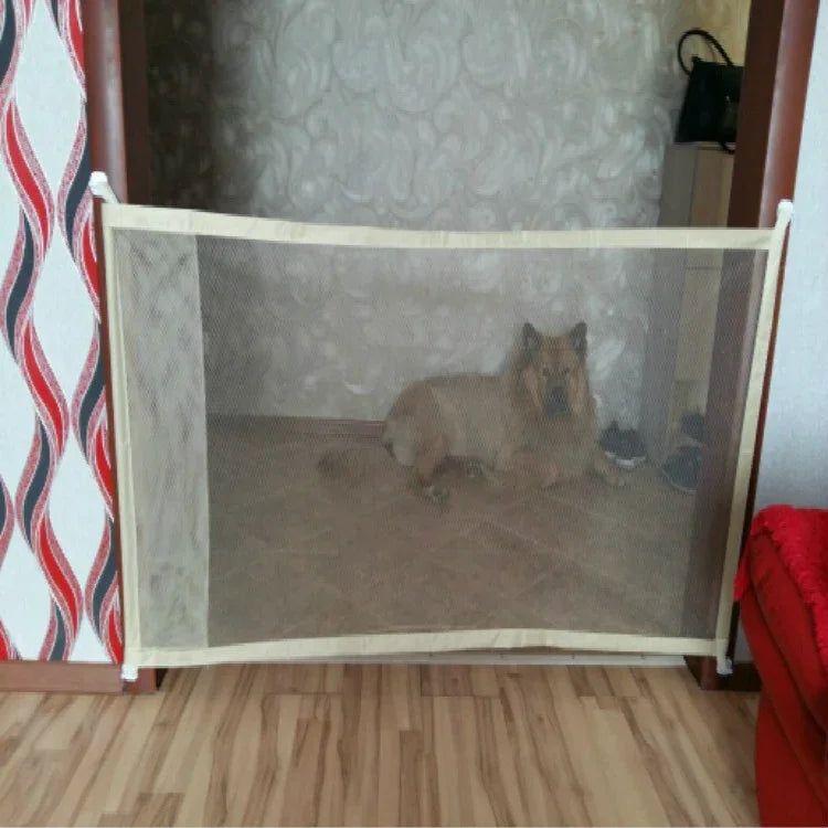 Hàng rào chó di động gấp gọn, cửa an toàn bảo vệ cho chó mèo, cổng ma thuật, 180cm x72cm, 110cm x72cm