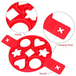 Dụng cụ nấu ăn chống dính Anpro, khuôn làm trứng silicone, khuôn bánh kếp phô mai, chảo nấu trứng, phụ kiện nướng bếp, nhiều hình dạng