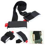 Dây cố định ván trượt tuyết nylon điều chỉnh di động, dài nhất: 1.2m, dây cố định