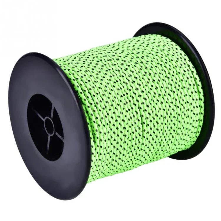 Dây phản quang đường kính 2.5mm, dây lều chống gió, dây cắm trại phản quang, dài 50m