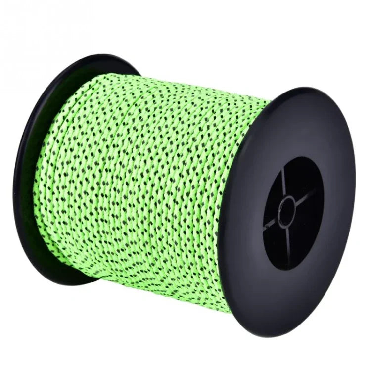 Dây phản quang đường kính 2.5mm, dây lều chống gió, dây cắm trại phản quang, dài 50m