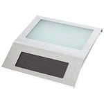 Đèn số nhà gắn tường ngoài trời chống nước năng lượng mặt trời 2 đèn LED bằng thép không gỉ, Thép không gỉ