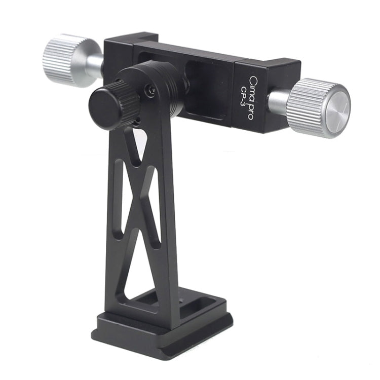 Kẹp cố định chân máy kim loại xoay CP-3 cho điện thoại livestream, phù hợp điện thoại 4.5-7.3 inch