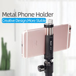 Kẹp cố định chân máy kim loại xoay CP-3 cho điện thoại livestream, phù hợp điện thoại 4.5-7.3 inch