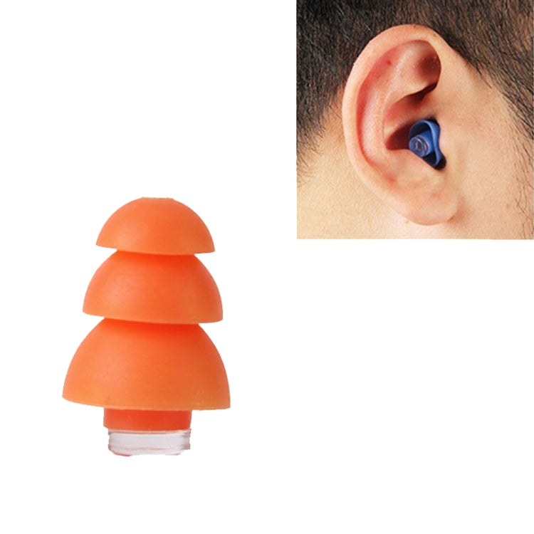 Nút tai ngủ chống ồn silicone, nút tai cách âm, giảm tiếng ồn công nghiệp, nút tai im lặng, màu cam, trắng, xanh, đen