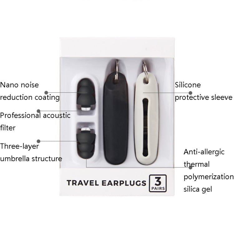 Nút tai ngủ chống ồn silicone, nút tai cách âm, giảm tiếng ồn công nghiệp, nút tai im lặng, màu cam, trắng, xanh, đen