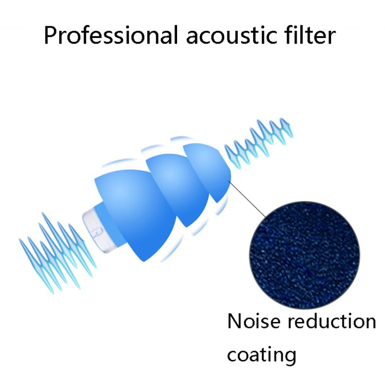 Nút tai ngủ chống ồn silicone, nút tai cách âm, giảm tiếng ồn công nghiệp, nút tai im lặng, màu cam, trắng, xanh, đen