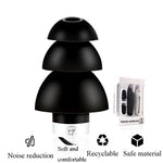Nút tai ngủ chống ồn silicone, nút tai cách âm, giảm tiếng ồn công nghiệp, nút tai im lặng, màu cam, trắng, xanh, đen