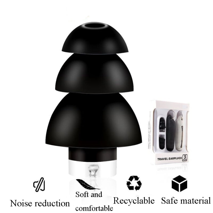Nút tai ngủ chống ồn silicone, nút tai cách âm, giảm tiếng ồn công nghiệp, nút tai im lặng, màu cam, trắng, xanh, đen