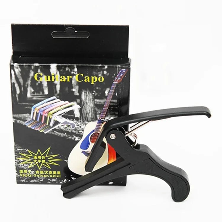 Capo Nhựa Cho Đàn Guitar 6 Dây Acoustic Cổ Điển Điện, Kẹp Lên Dây Đàn, Phụ Kiện Nhạc Cụ
