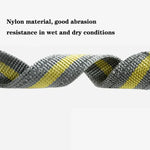 Dây kéo chó ngoài trời chống rối, Dây dắt chó bằng nylon phản quang co giãn đàn hồi, Màu vàng co giãn, Màu xanh co giãn
