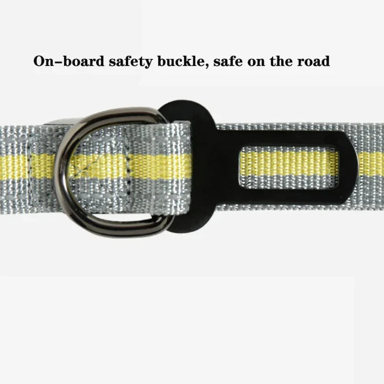 Dây kéo chó ngoài trời chống rối, Dây dắt chó bằng nylon phản quang co giãn đàn hồi, Màu vàng co giãn, Màu xanh co giãn
