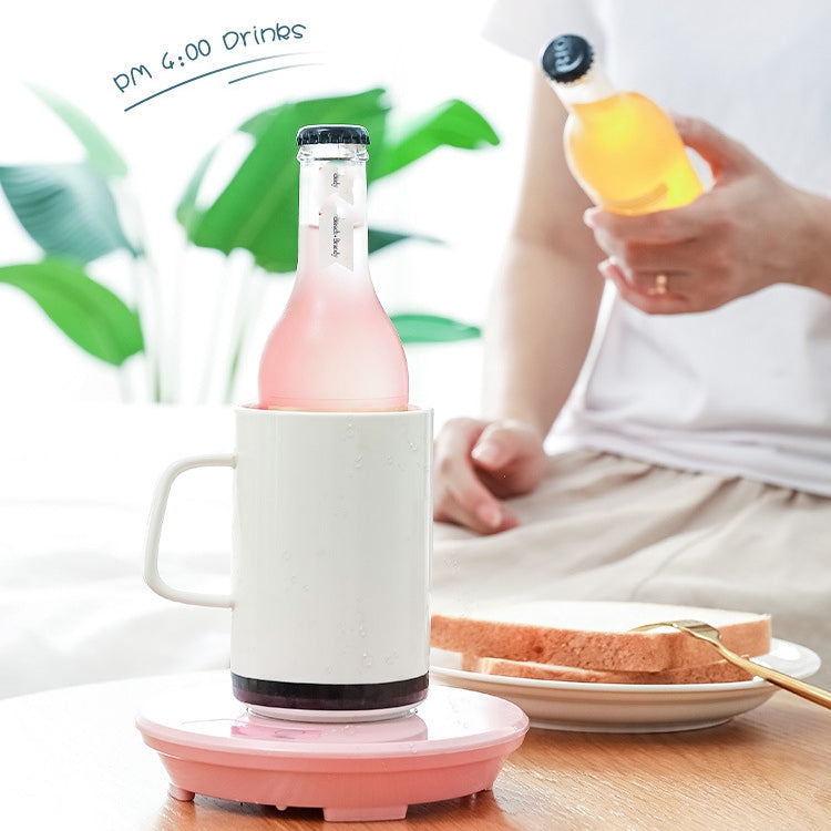 Miếng đệm sưởi làm mát nhanh USB mini di động dùng trong xe hơi và gia đình, màu hồng, màu xanh lá